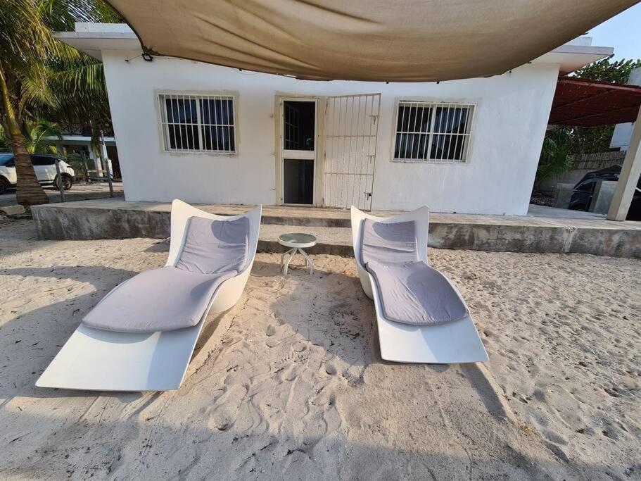 Casa Perla Marina, Pequena Casa Frente A La Playa. Apartman El Cuyo Kültér fotó